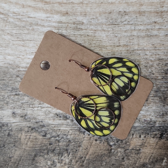 Jewelry - Organic Butterfly Wing Earrings